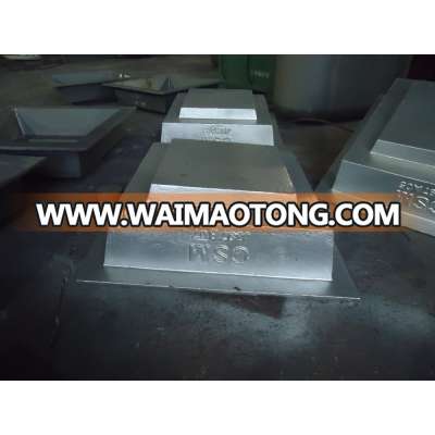 China OEM cast steel / iron custom ingot mold